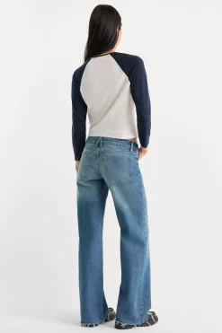 vintage low loose jeans