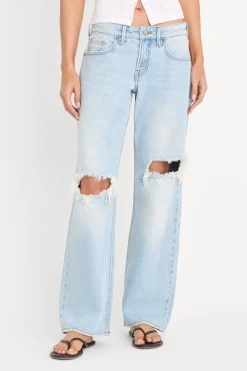 vintage low loose jeans
