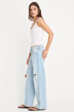 vintage low loose jeans