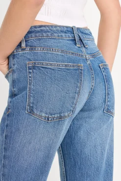 vintage low relaxed flare jeans