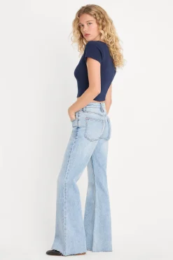 vintage low relaxed flare jeans