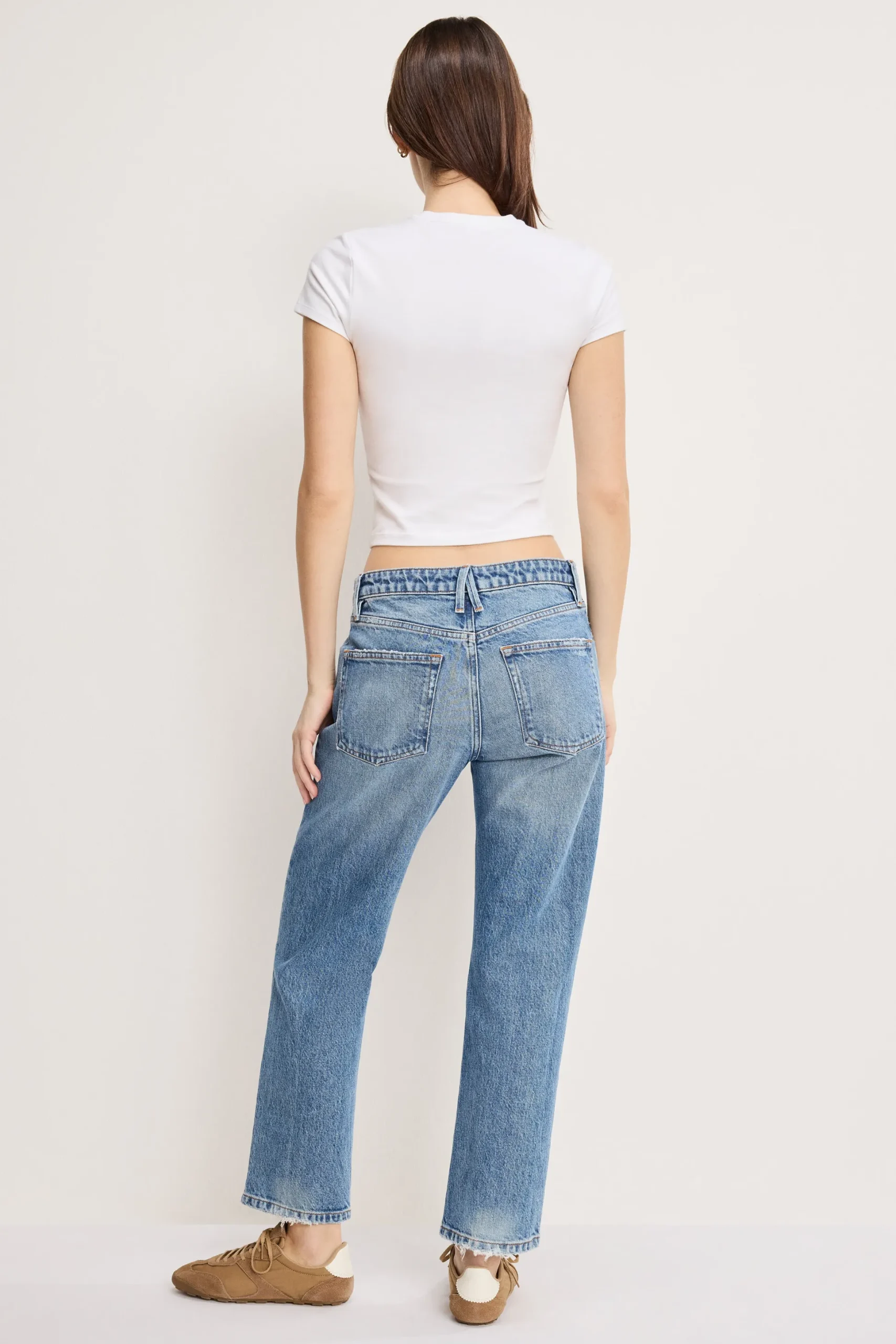 vintage straight ankle jeans