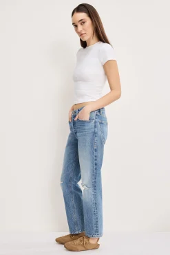 vintage straight ankle jeans