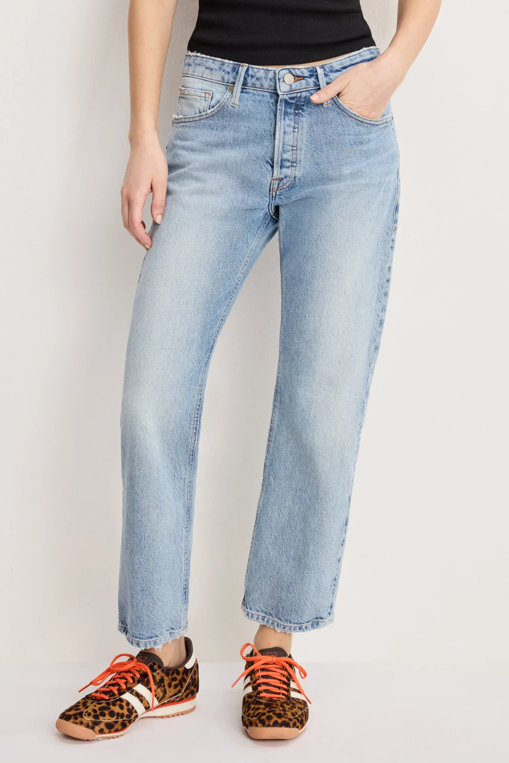 vintage straight ankle jeans