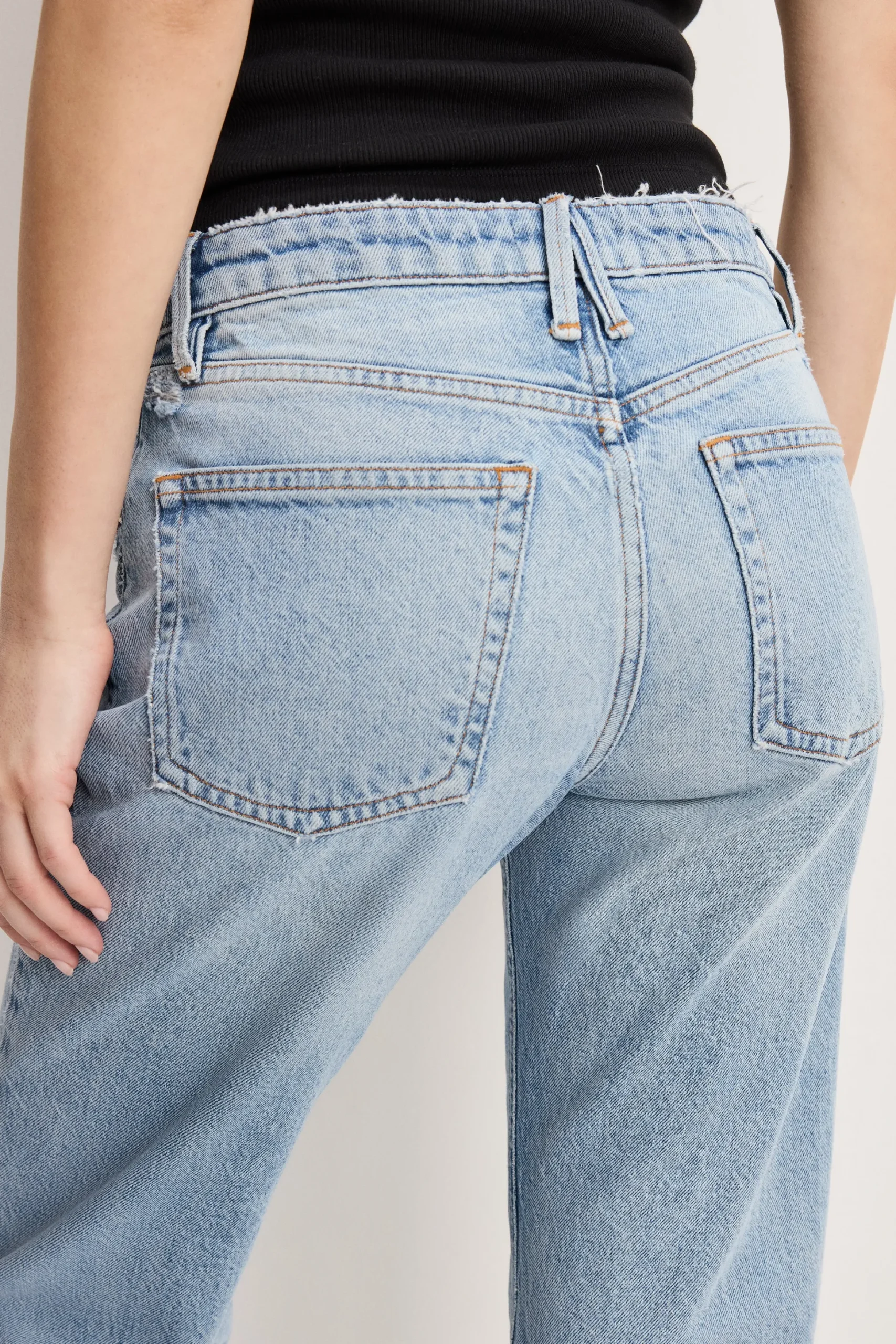 vintage straight ankle jeans