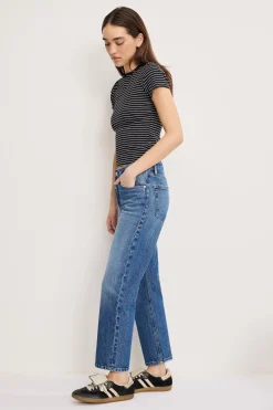 vintage straight ankle jeans