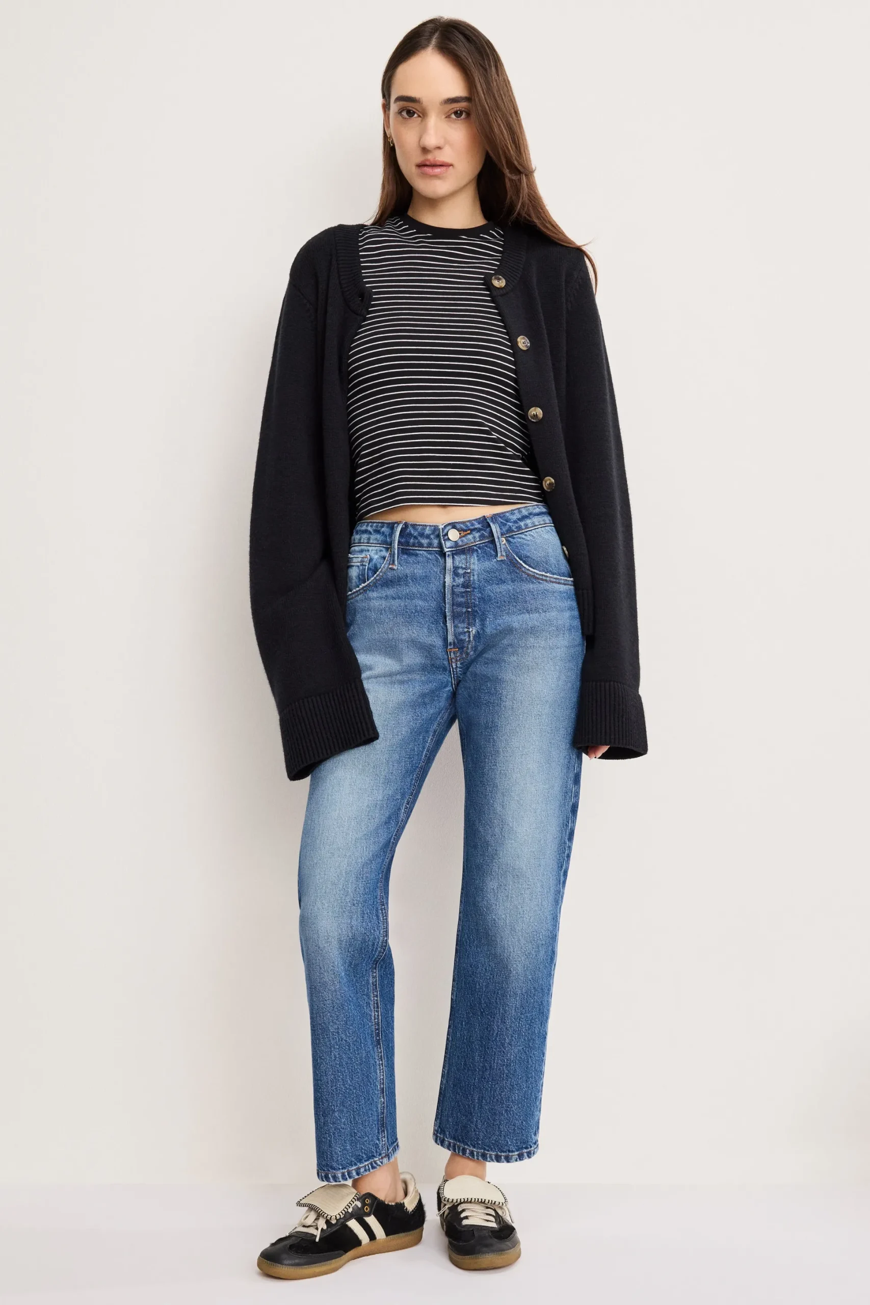 vintage straight ankle jeans