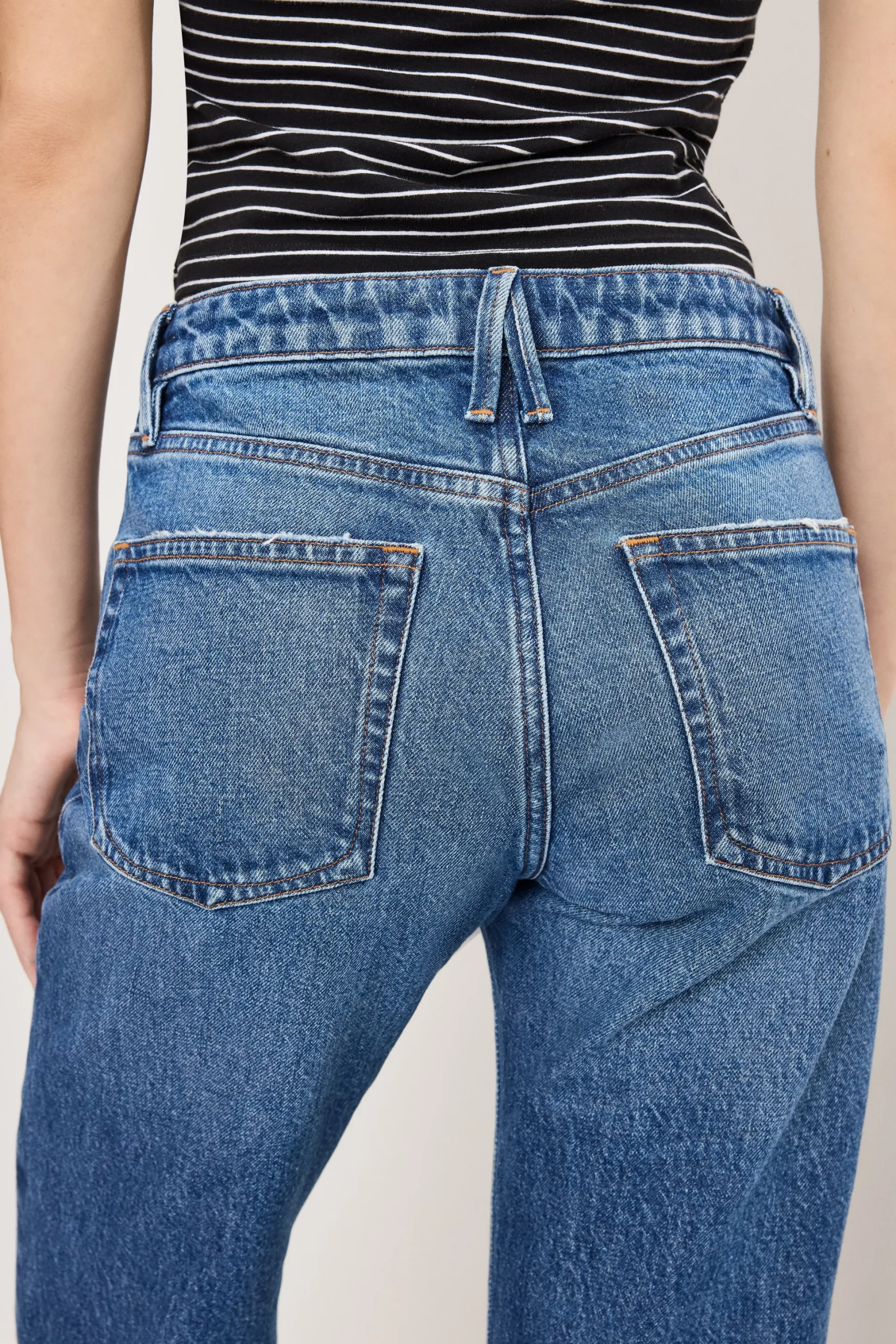 vintage straight ankle jeans