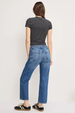 vintage straight ankle jeans