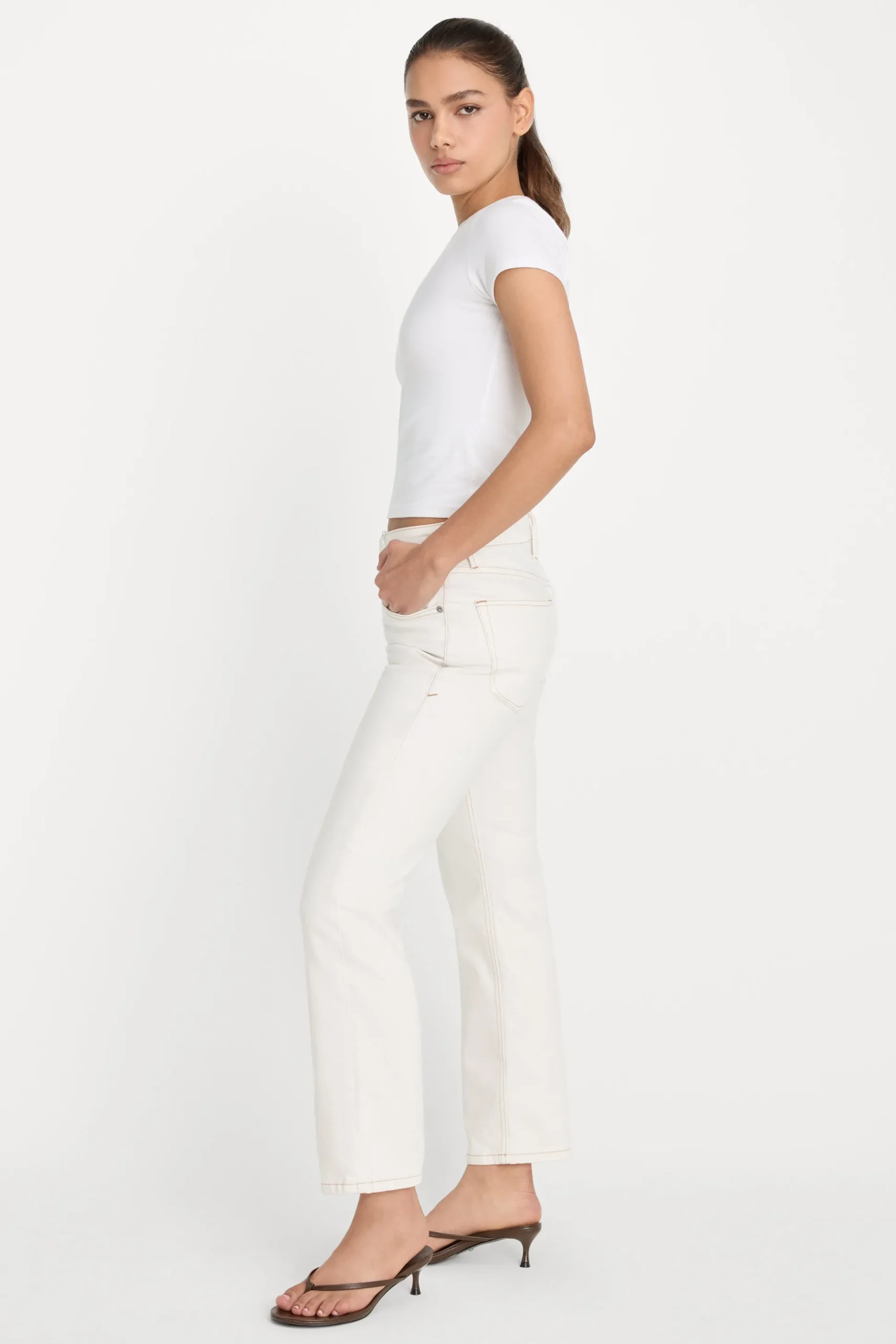 vintage straight ankle jeans
