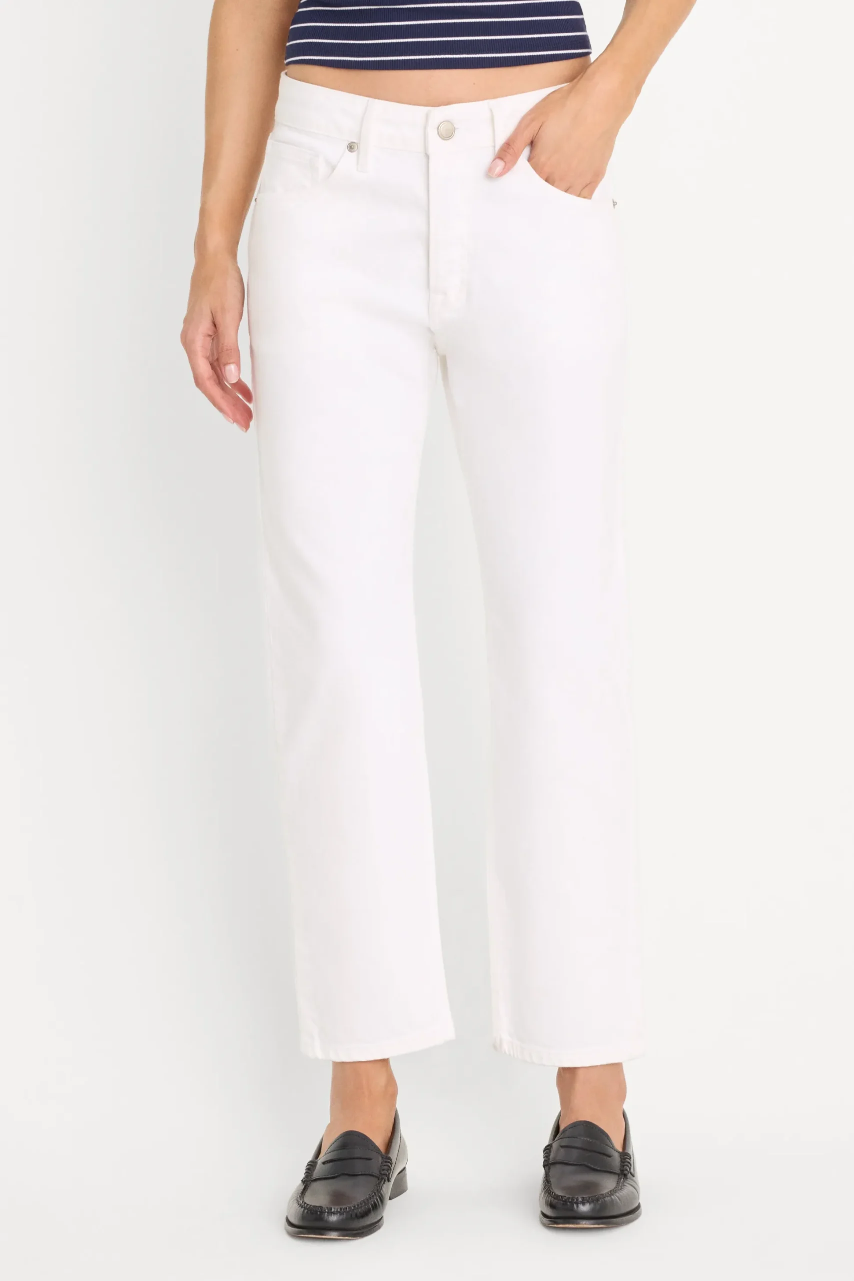 vintage straight ankle jeans