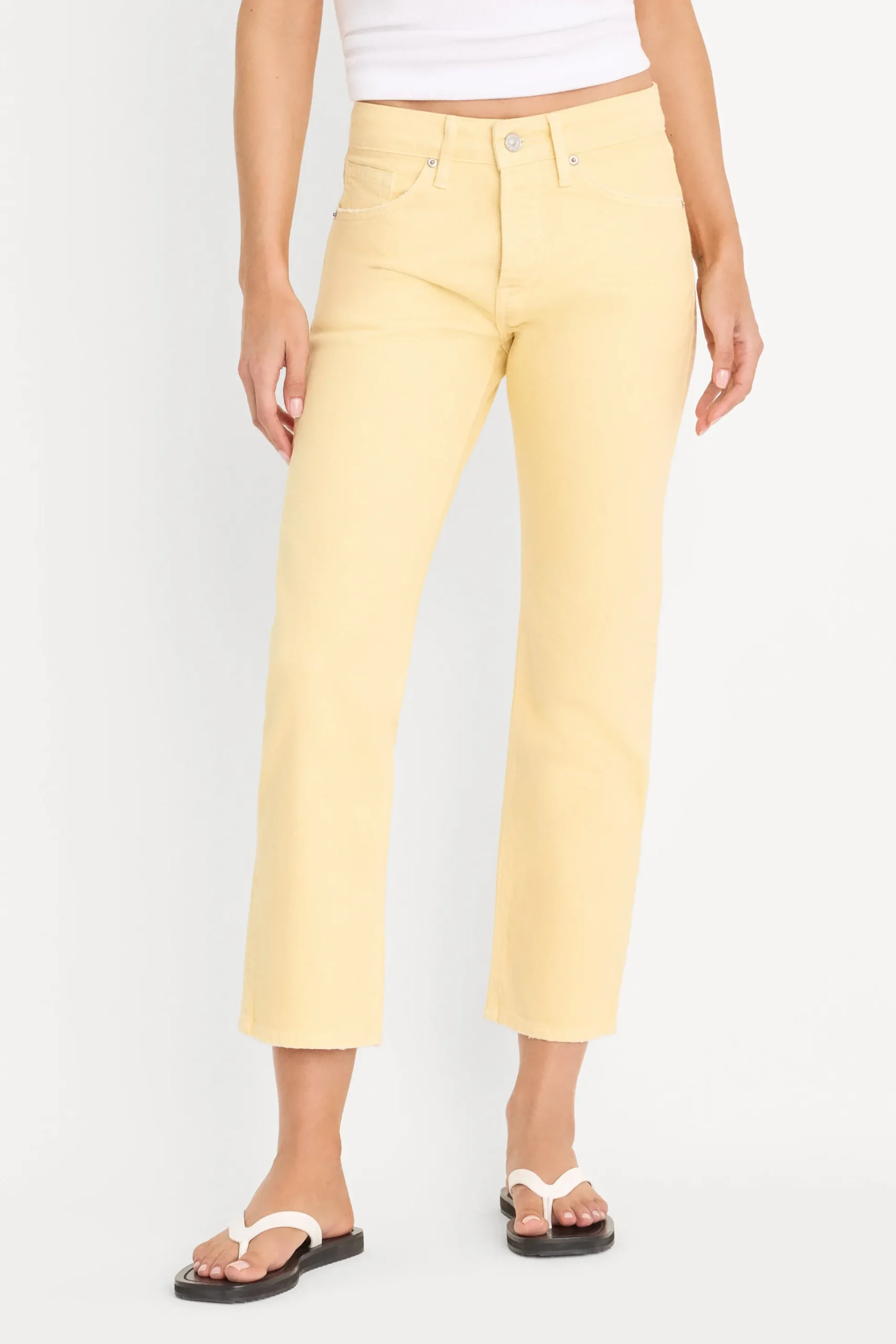 vintage straight ankle jeans