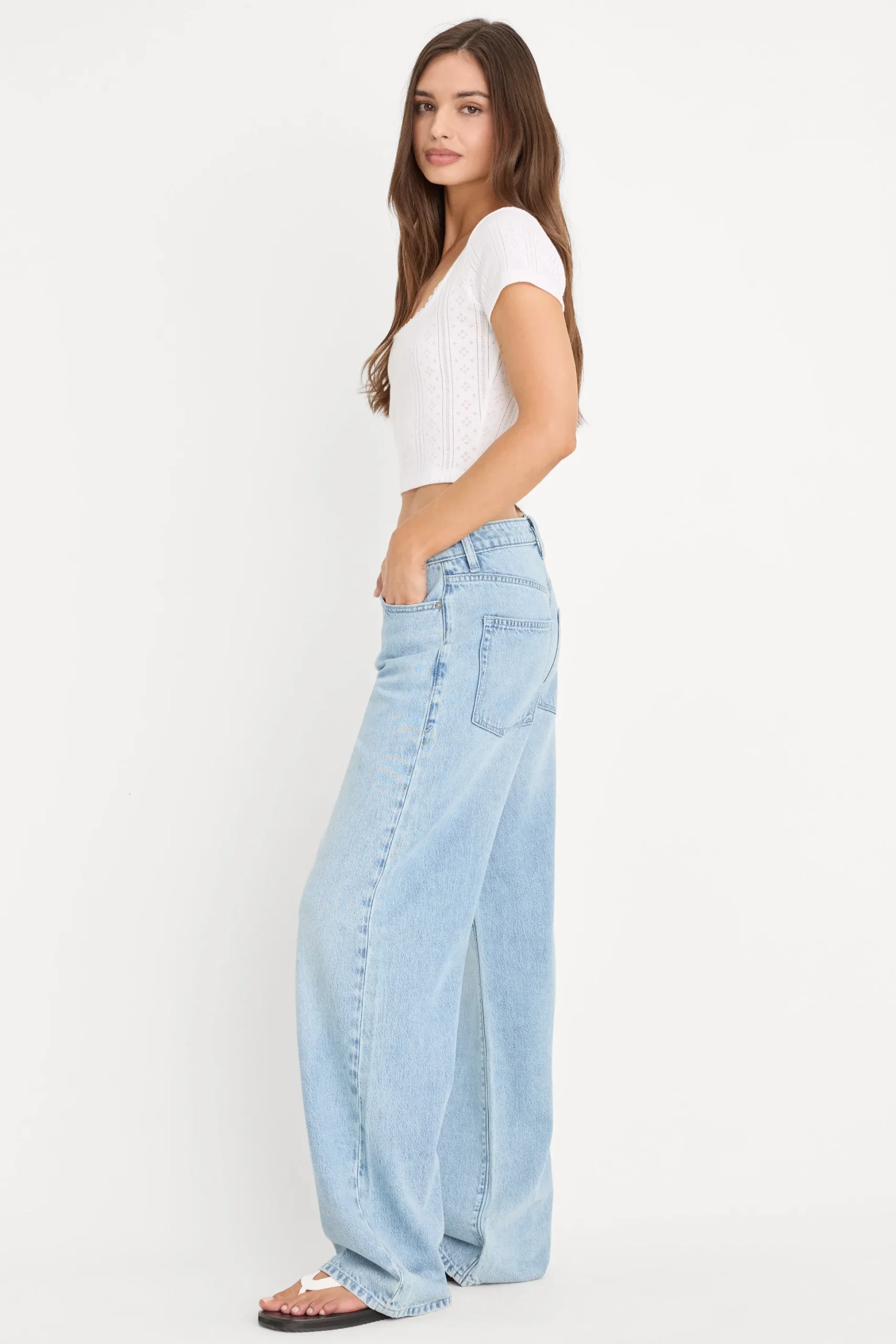 weightless wide jeans